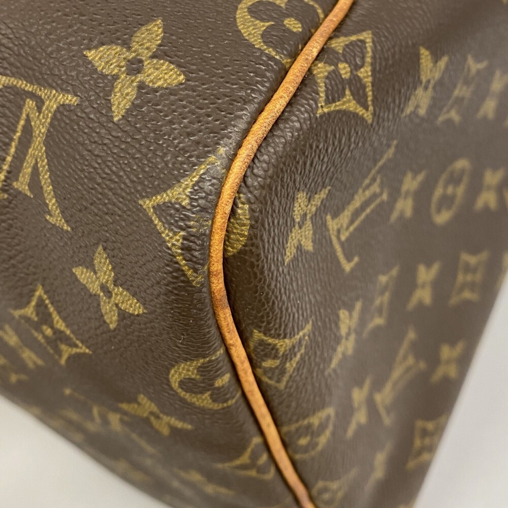 LOUIS VUITTON Brown Monogram Keepall 55 Boston Bag - Picture 12 of 13